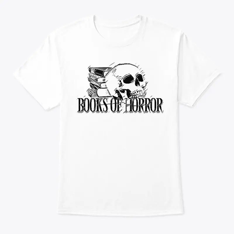 Books of Horror White Merch